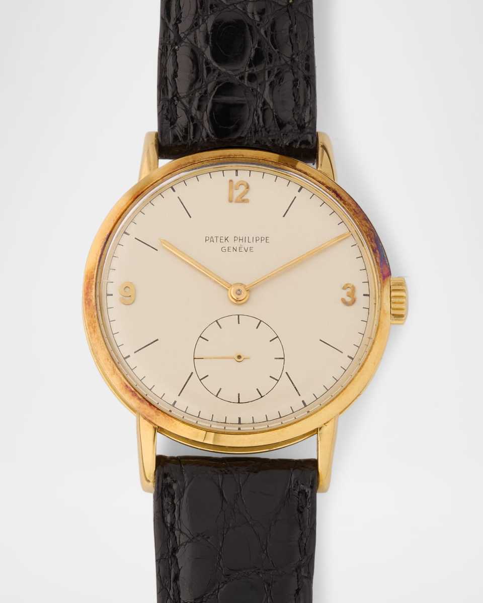 Patek Philippe 18K Yellow Gold Calatrava 35mm Vintage 1949 Watch